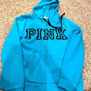 Pink Zip Up Hoodie - worn only a few times